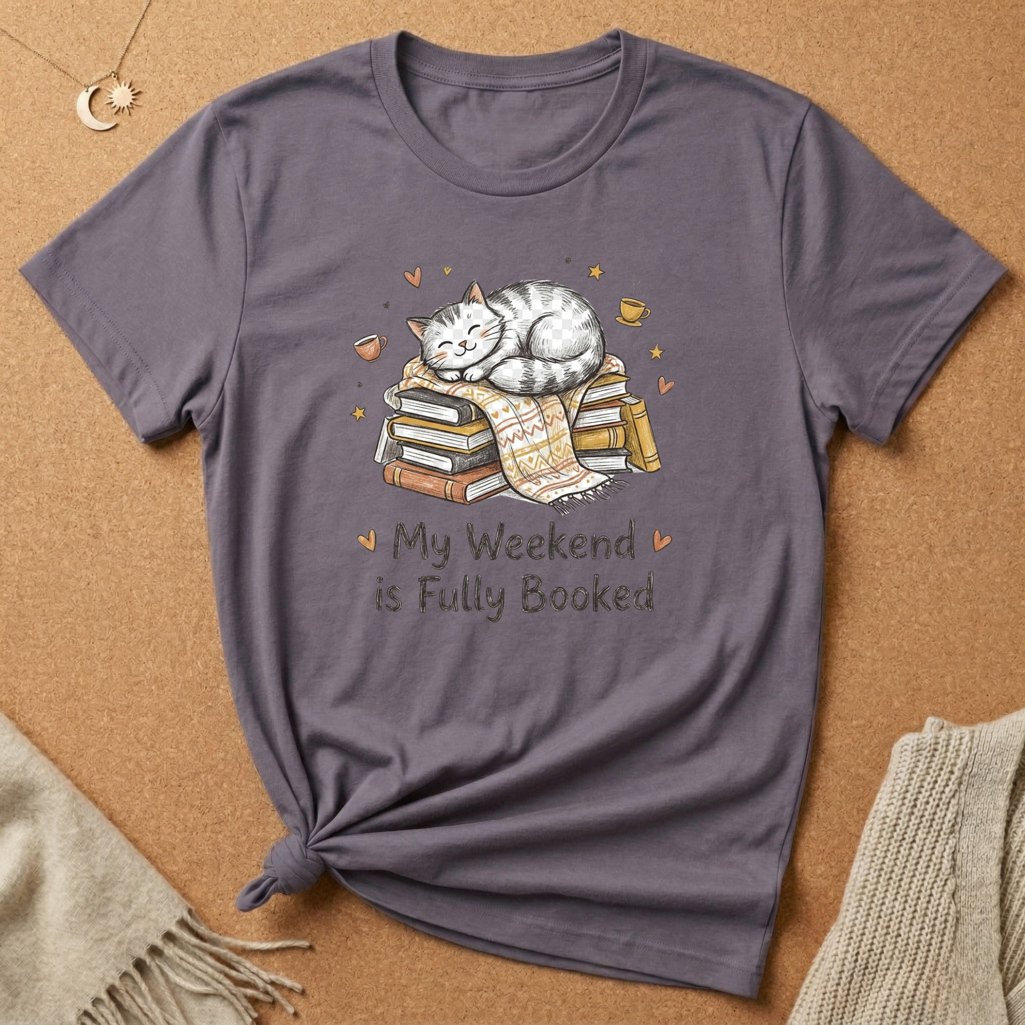 My Weekend Is Fully Booked With Cat Tee