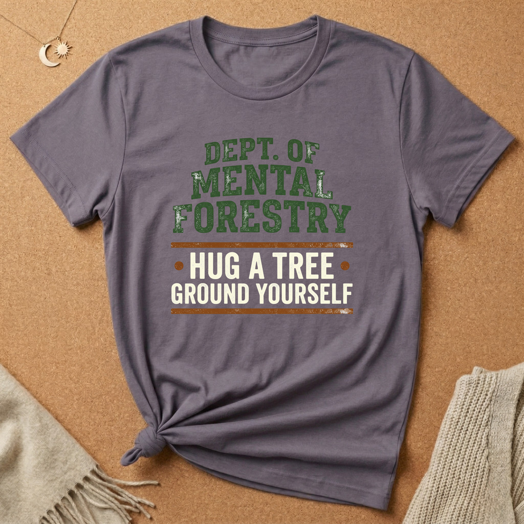 Hug a Tree Ground Yourself Tee