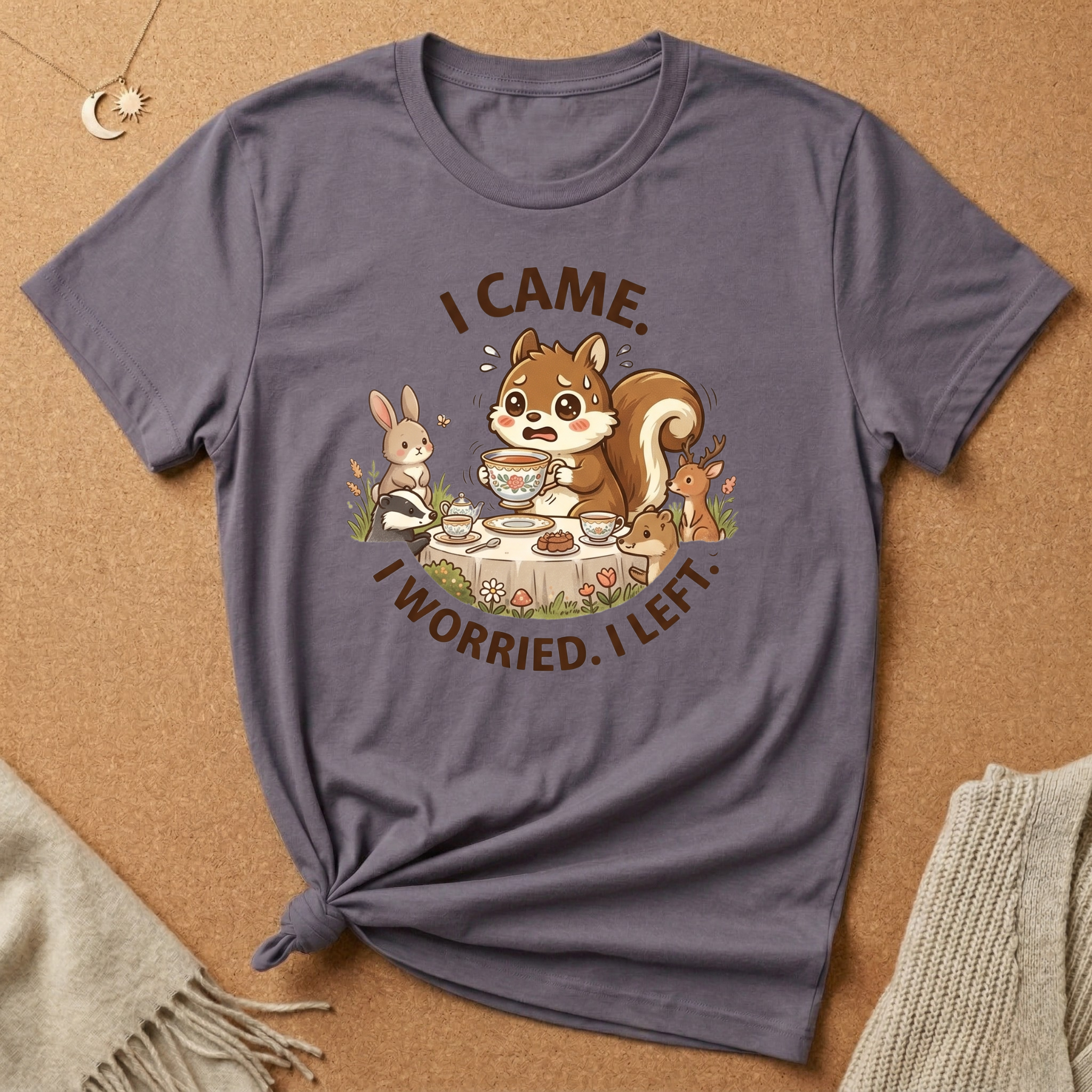 I Came. I Worried. I Left. Tee