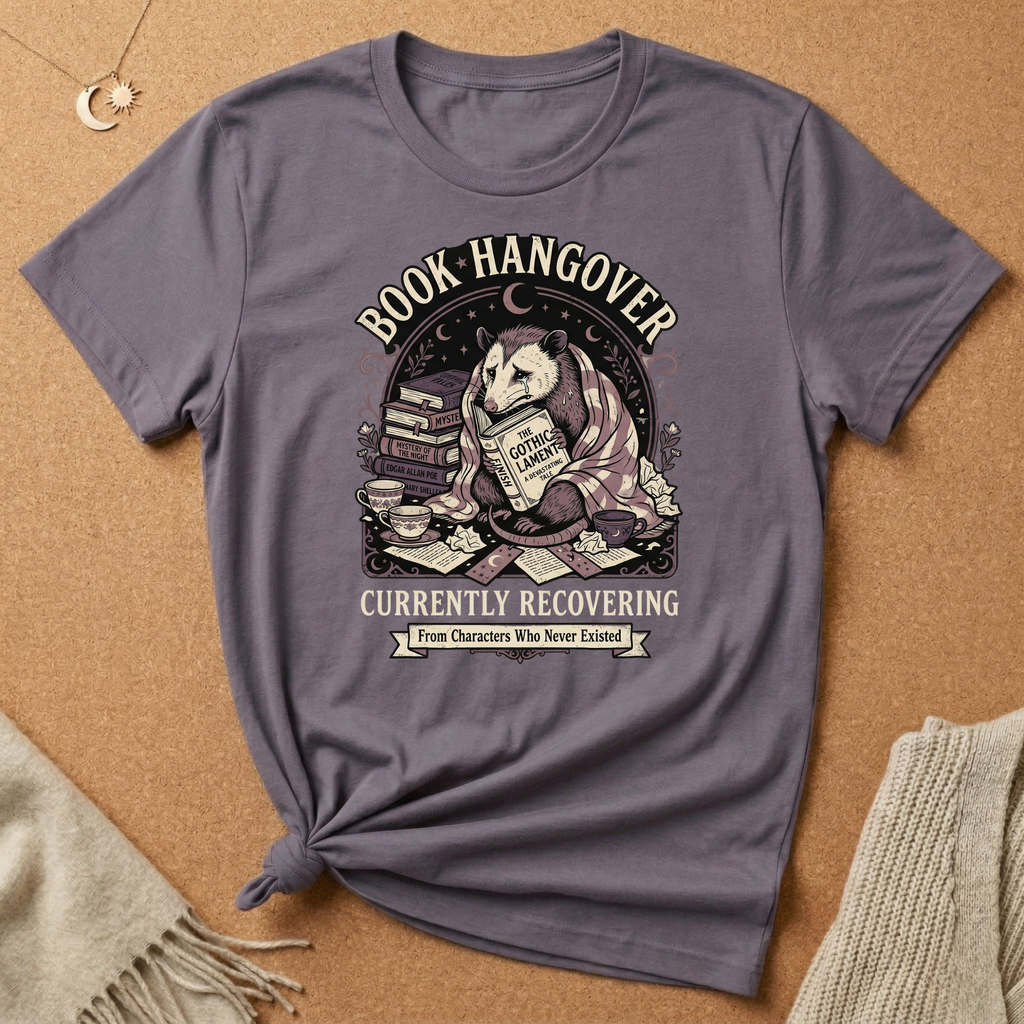 Book Hangover Opossum Tee