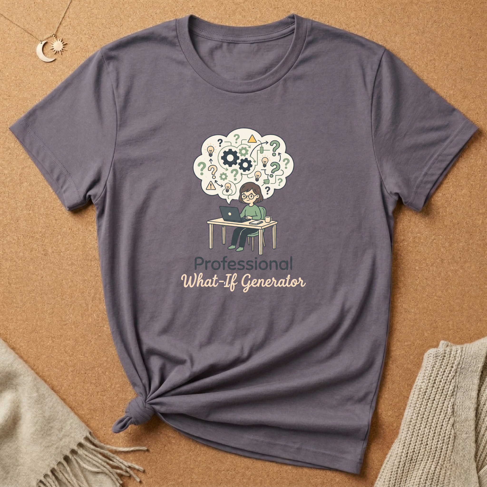 Professional What If Generator Thoughts Tee
