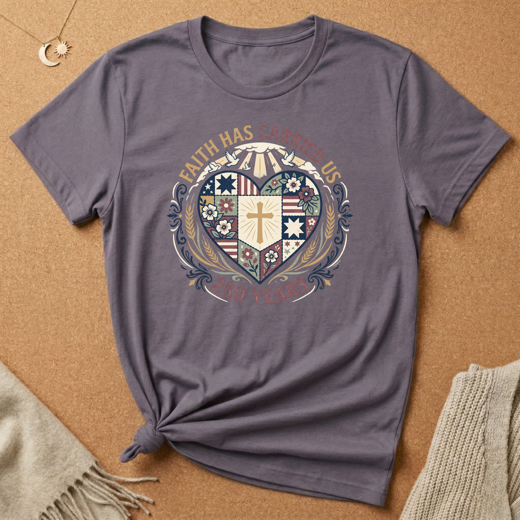 Faith Carried Us 250 Years Tee