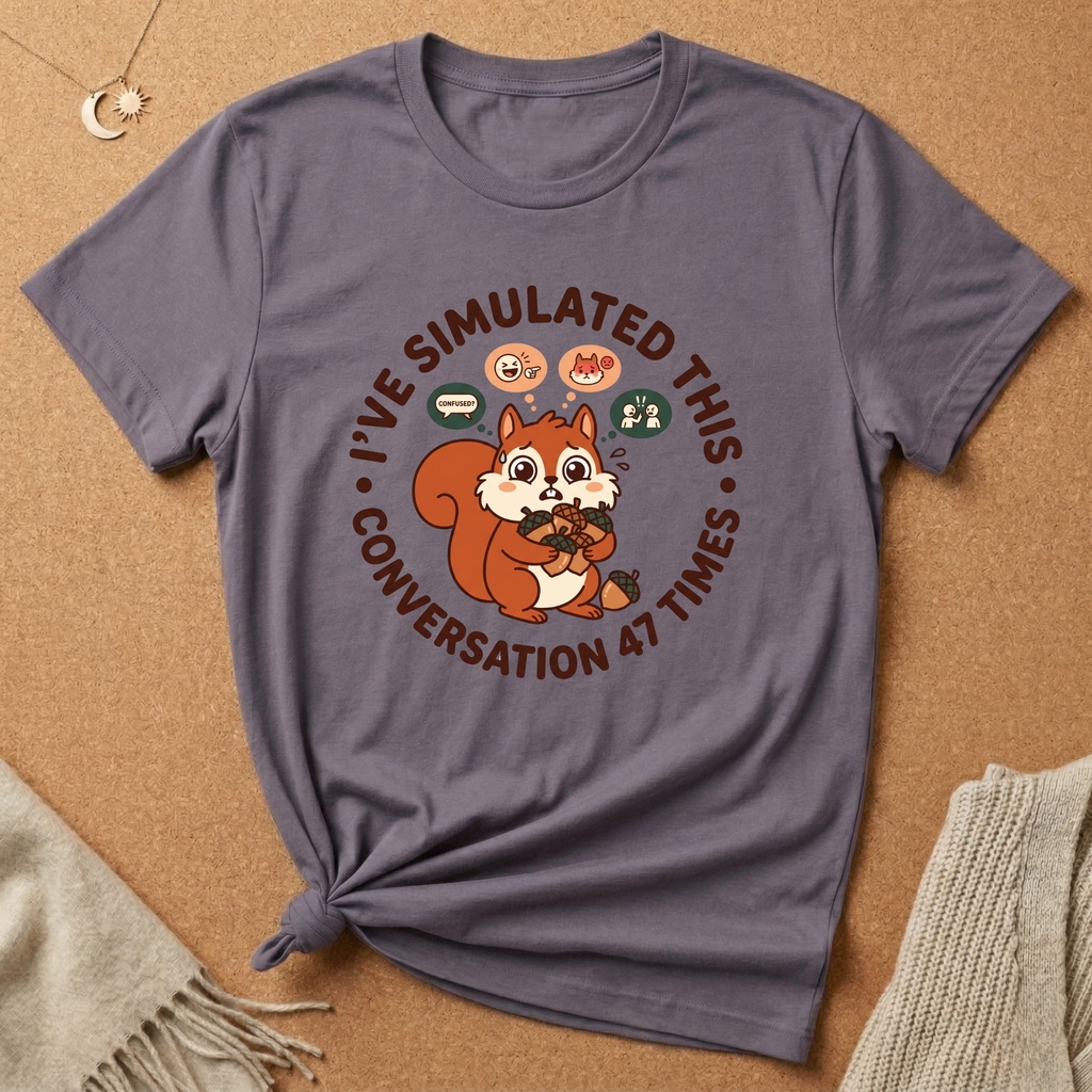 I've Simulated This Conversation 47 Times Squirrel Tee
