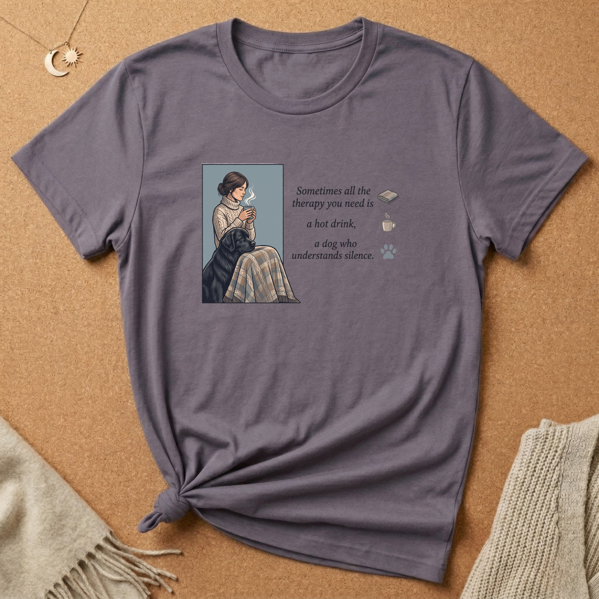 All the Therapy You Need Dog Tee