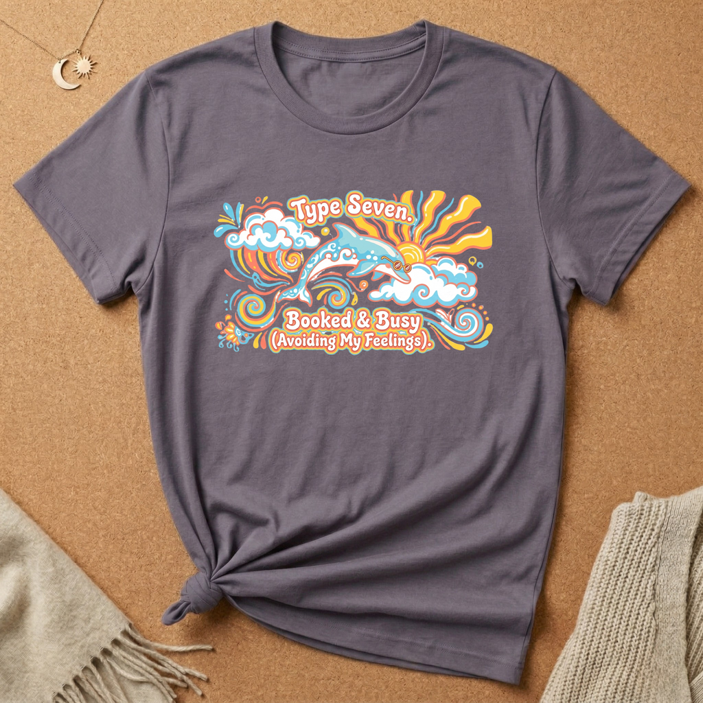 Type Seven. Booked and Busy Tee