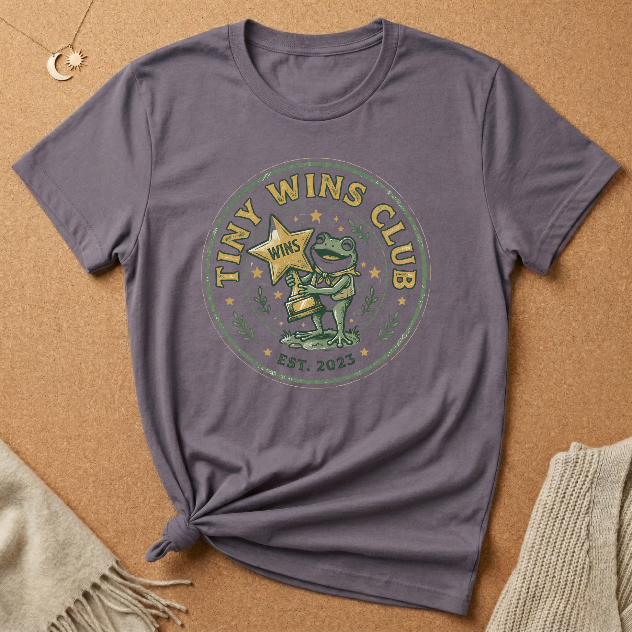 Tiny Wins Club Frog Tee