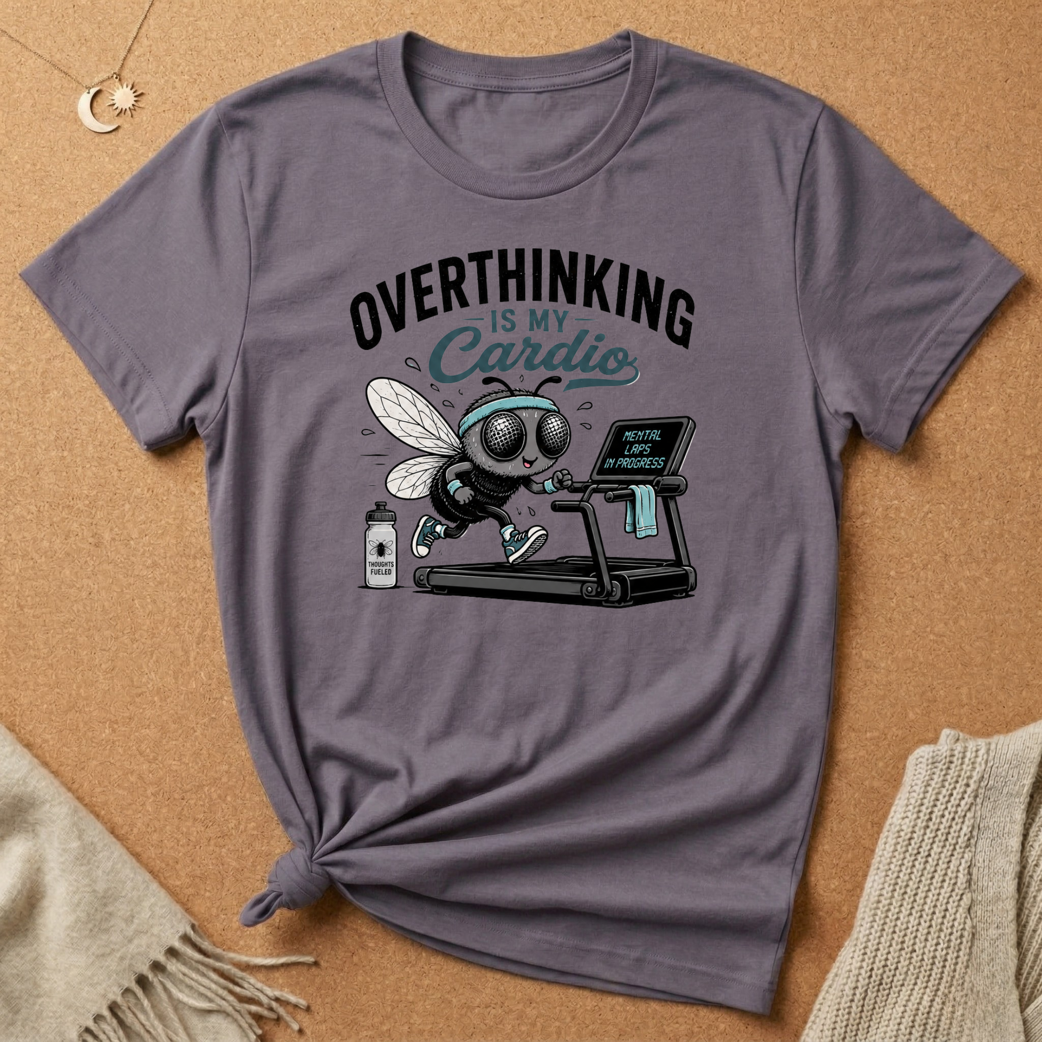 Overthinking Is My Cardio Fly Tee
