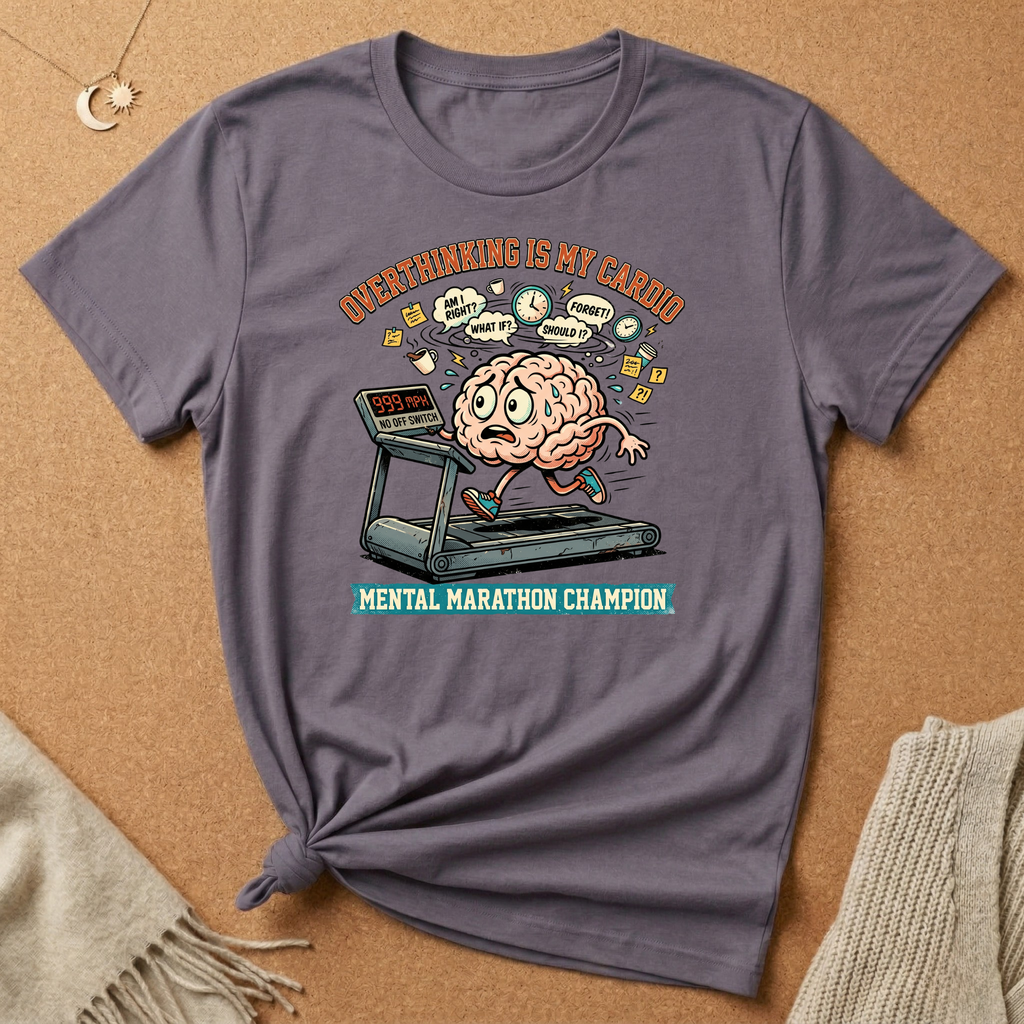 Mental Marathon Champion on Treadmill Tee
