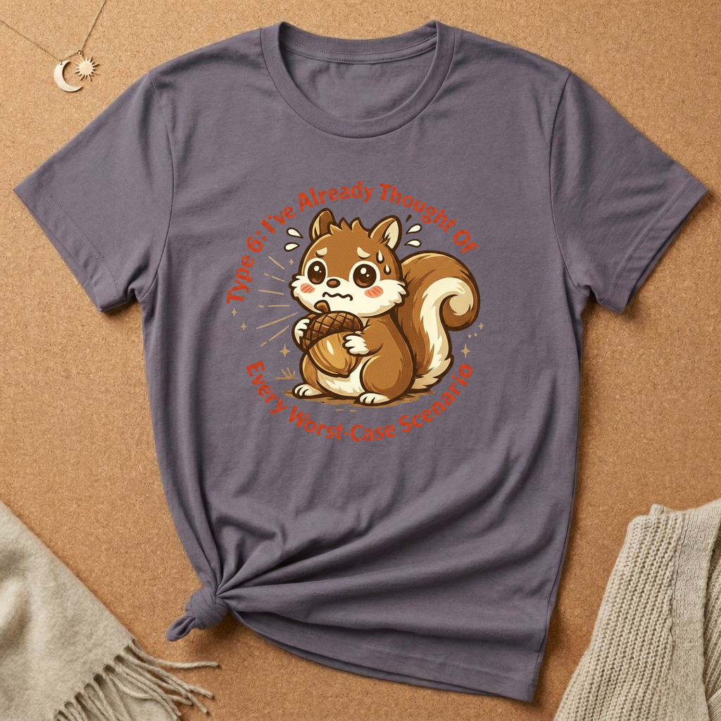 Type 6: I've Already Thought Of Every Worst-Case Scenario Squirrel Tee