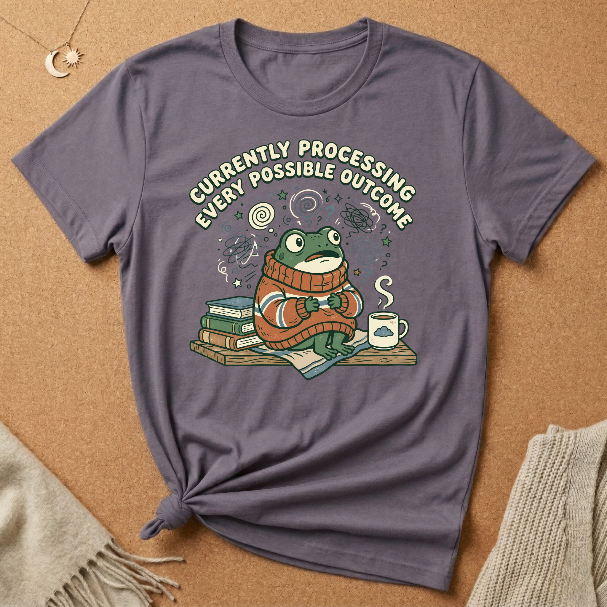 Currently Processing Every Possible Outcome Frog Tee