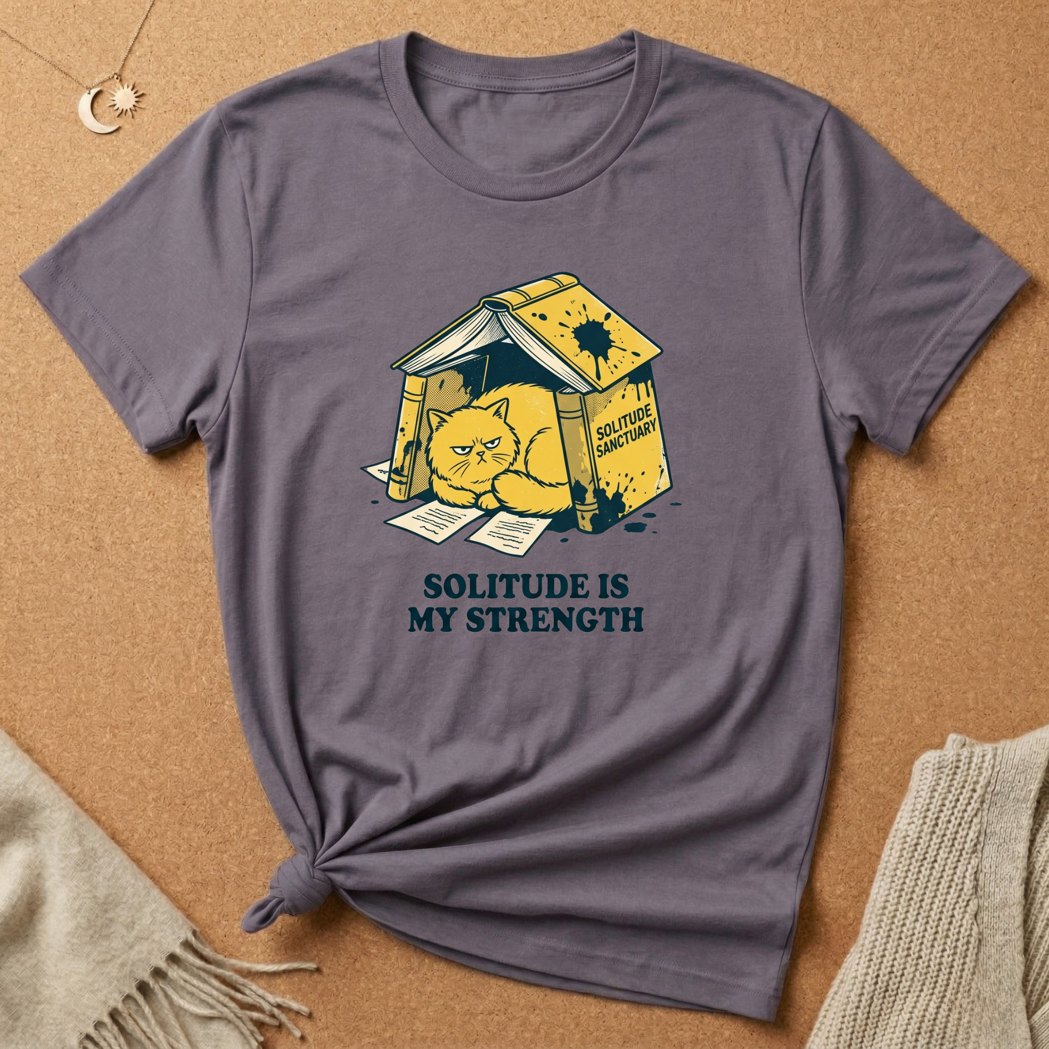 Solitude Cat Tee
