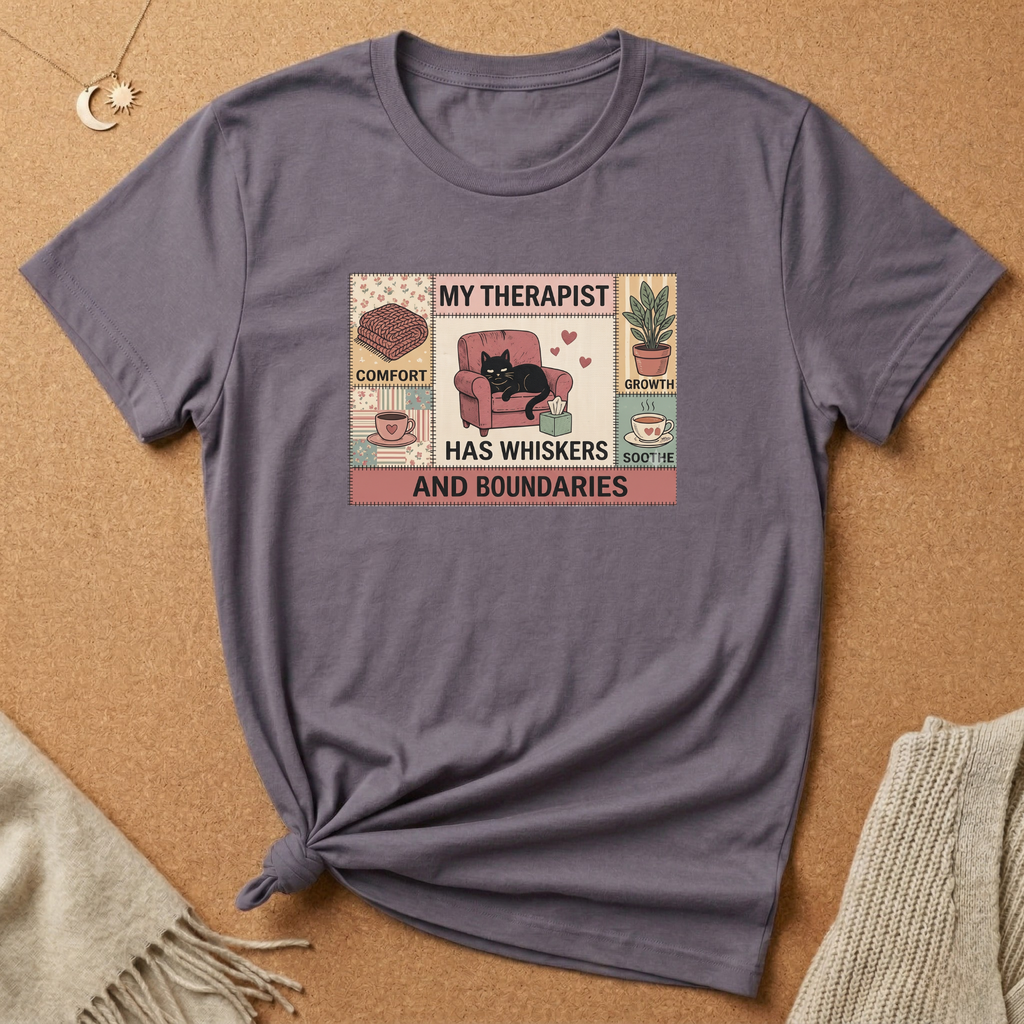 Cat Therapist Comfort Tee