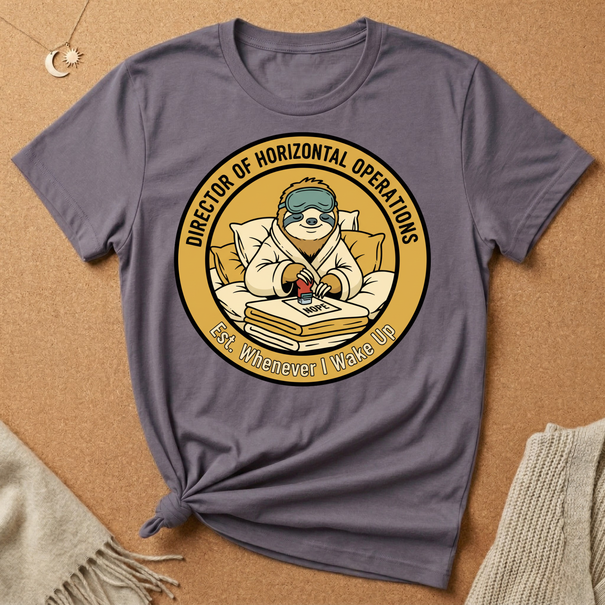 Sloth Director of Horizontal Operations Tee