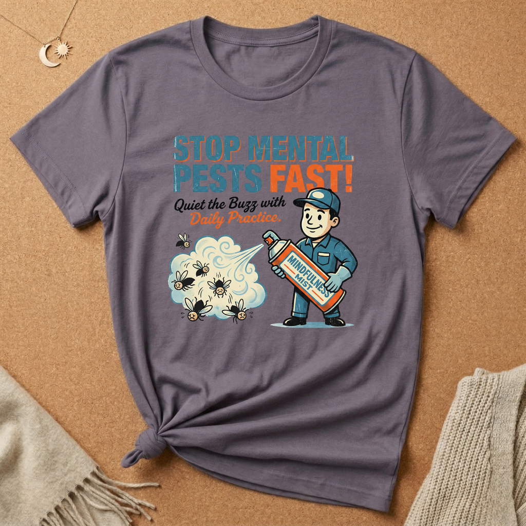 Mental Pests? Choose Mindful Mist! Vintage Ad Tee