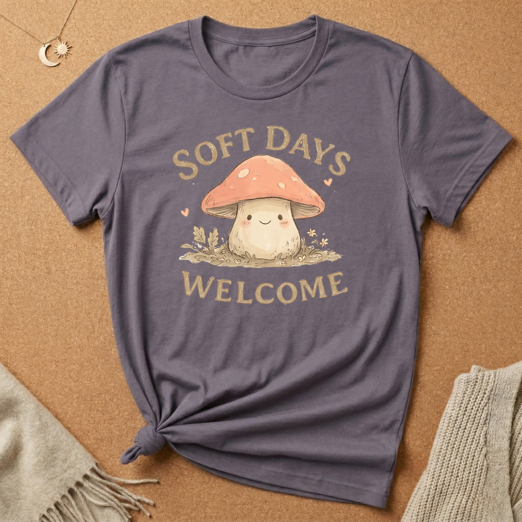 Soft Days Mushroom Tee