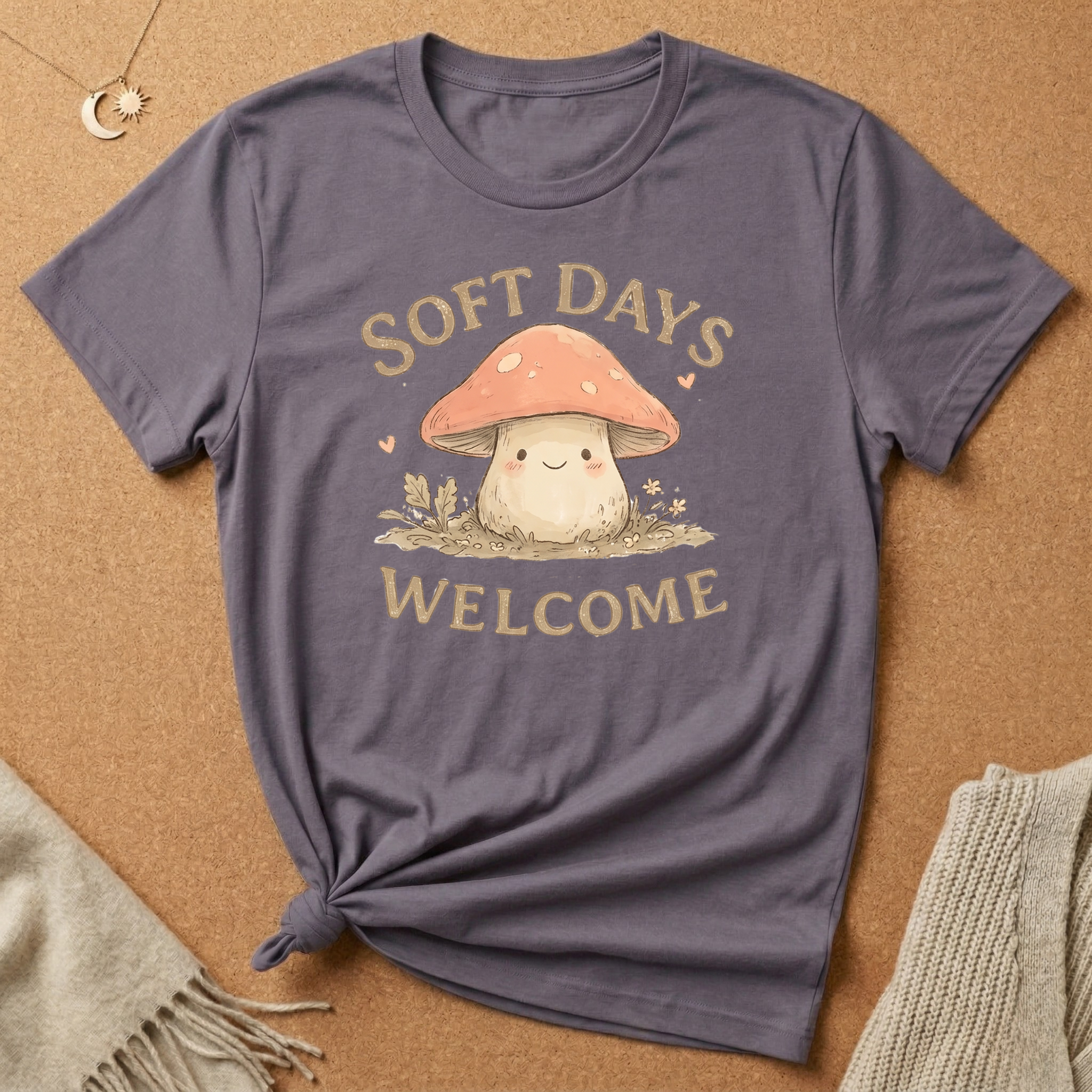 Soft Days Mushroom Tee