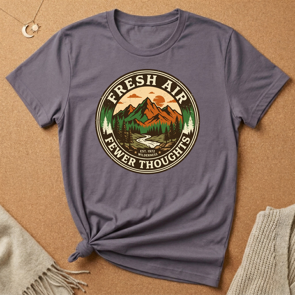 Fresh Air, Fewer Thoughts Tee