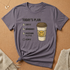 Today's Plan: Coffee Boundaries Overthink Tee