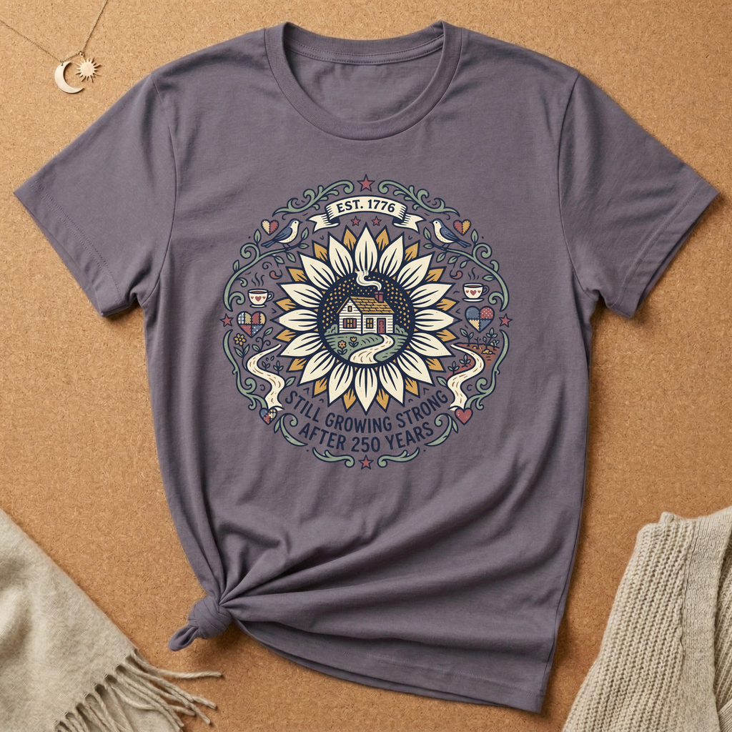 Still Growing Strong America 250 Years Tee