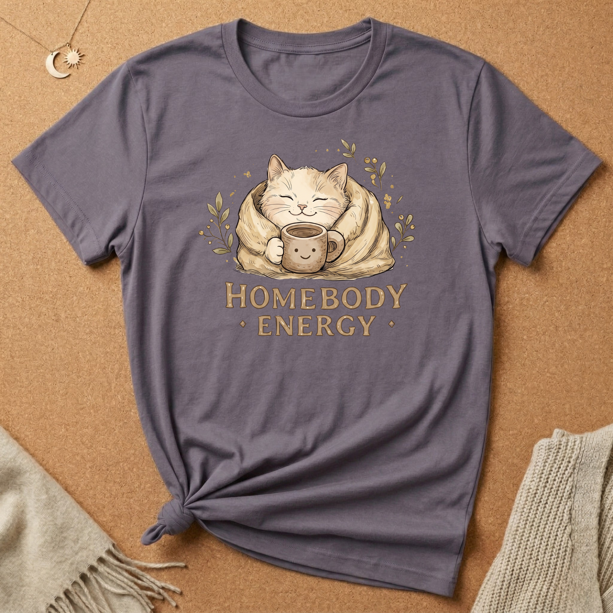 Homebody Energy Cat Tee