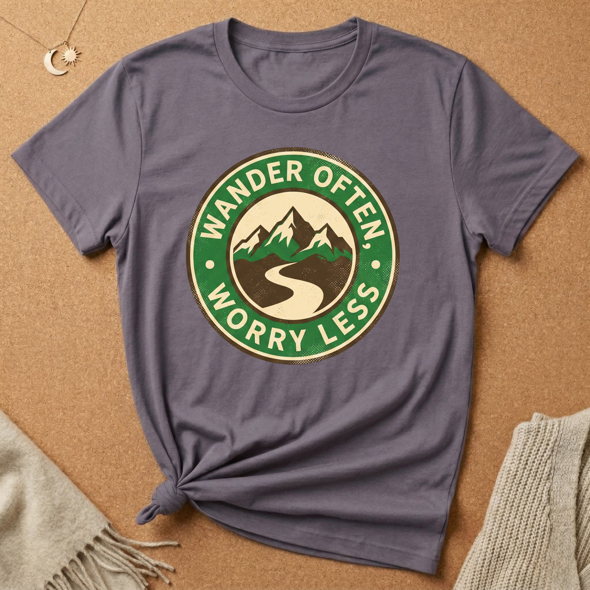 Wander Often, Worry Less Tee