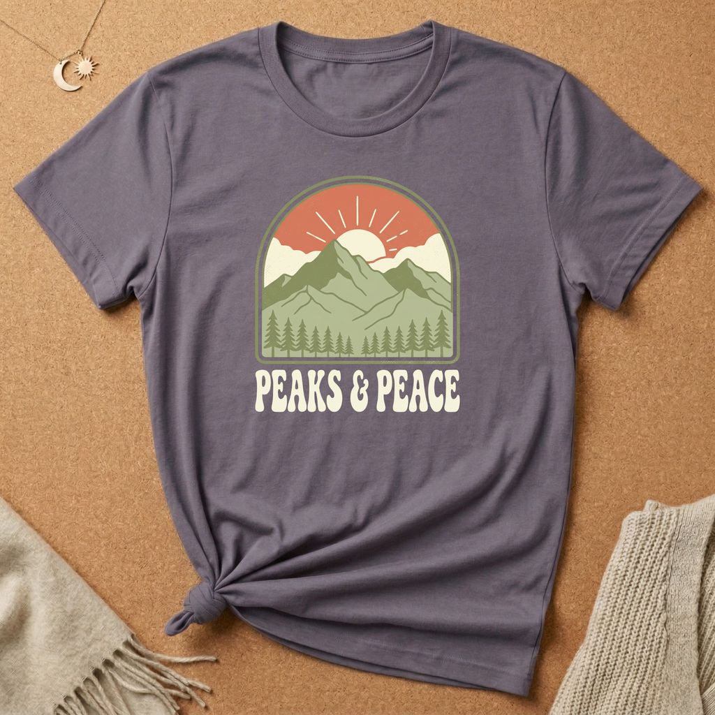 Peaks and Peace Tee