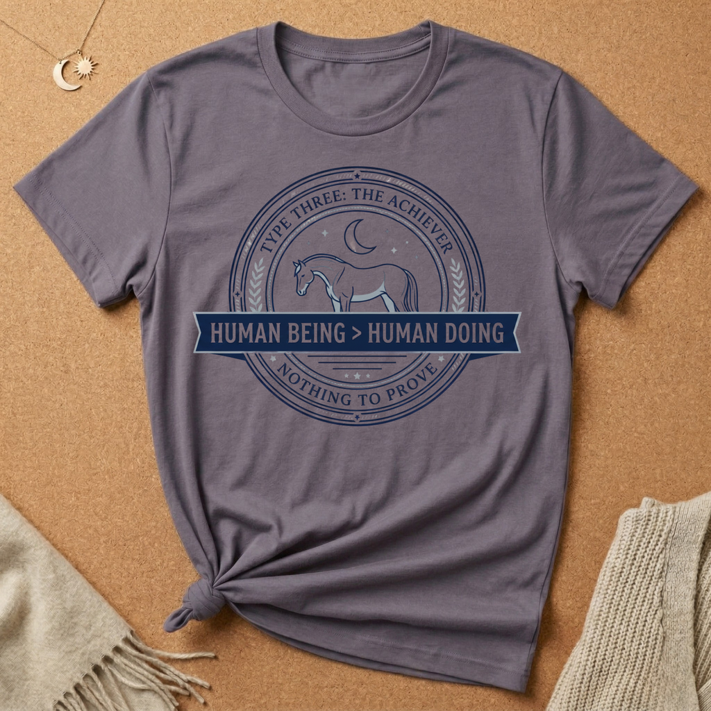 The Achiever Human Being Human Doing Tee