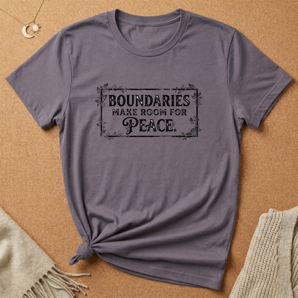 Boundaries Make Peace Tee