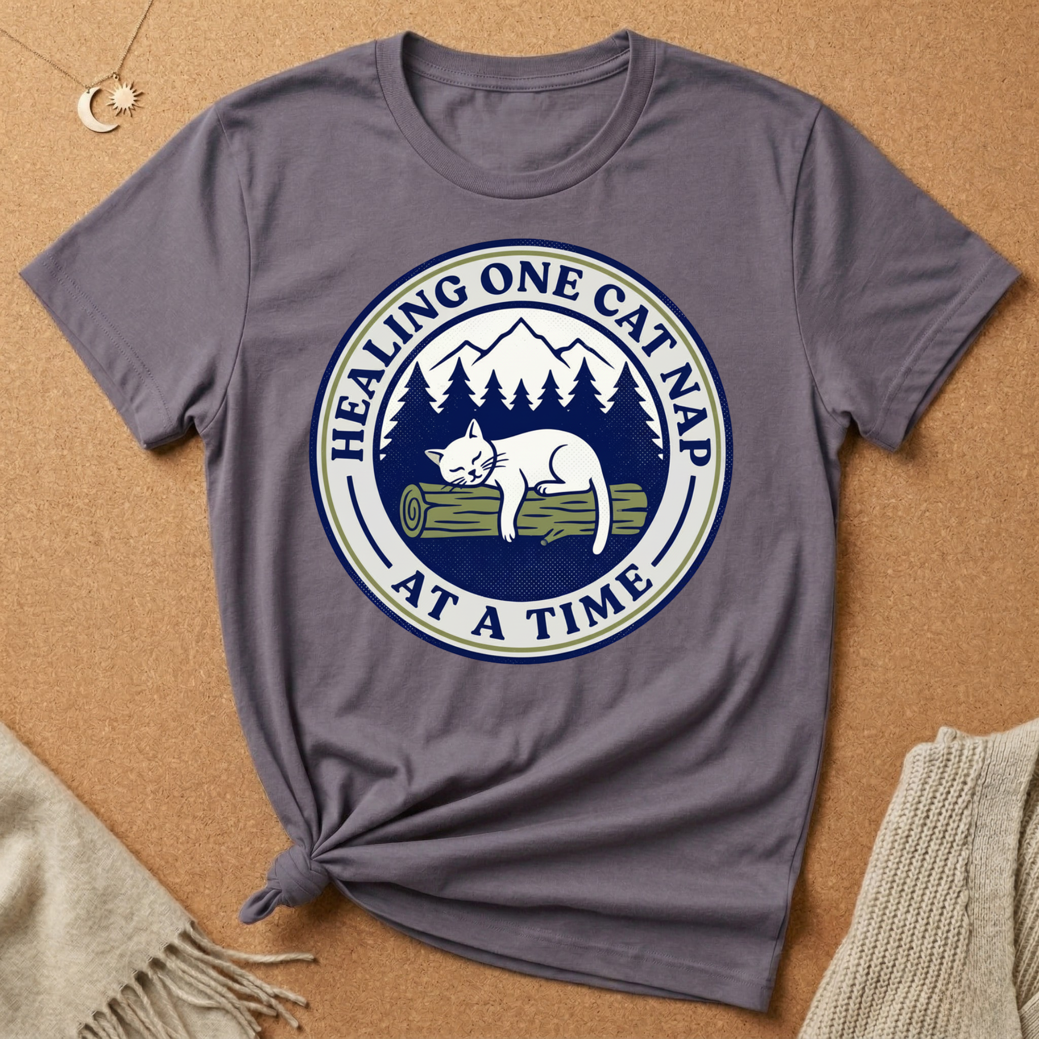 Healing One Cat Nap at a Time Tee