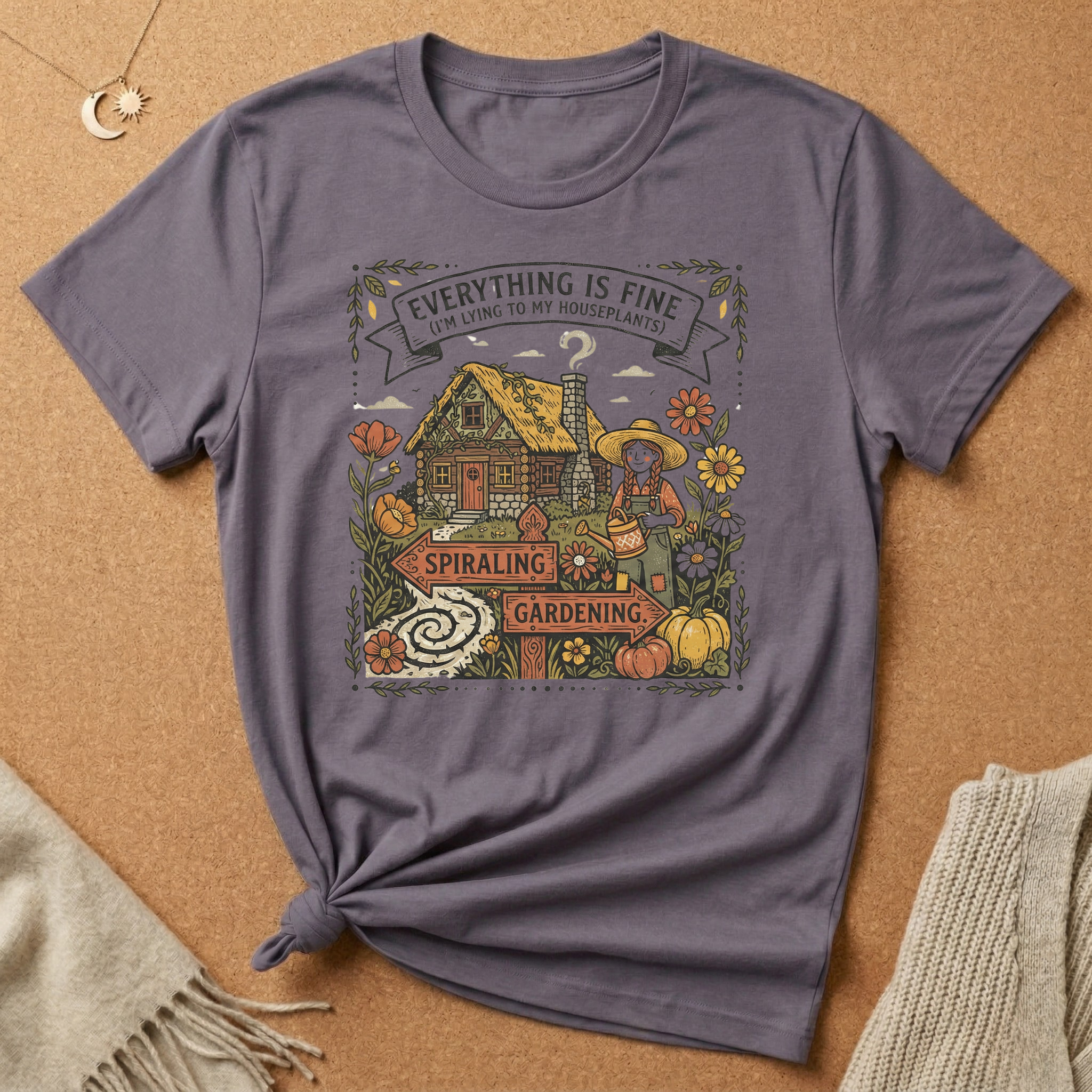 Everything is Fine (I'm lying to my Houseplants) Tee