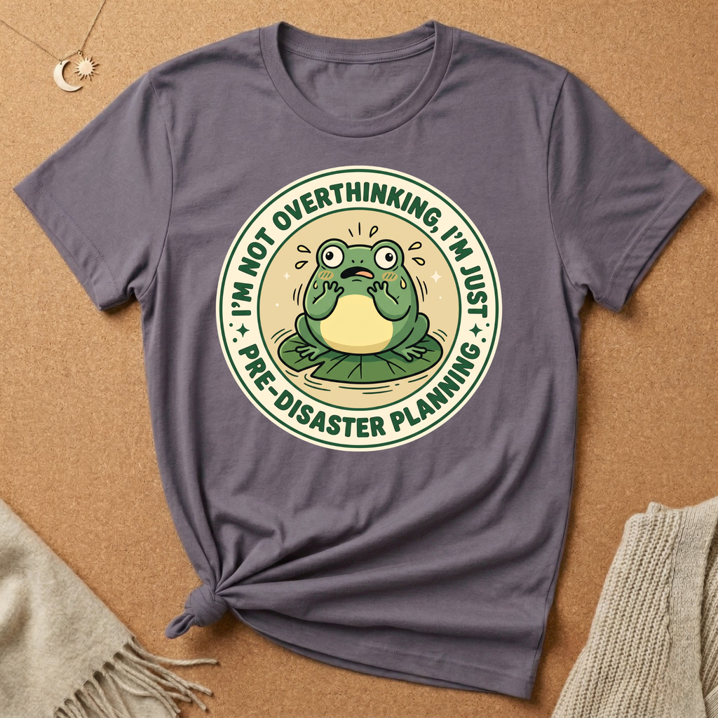 Not Overthinking Frog Tee