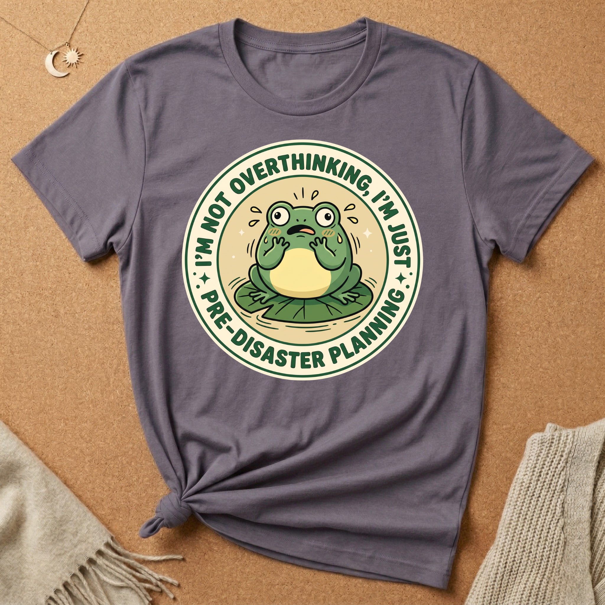 Not Overthinking Frog Tee
