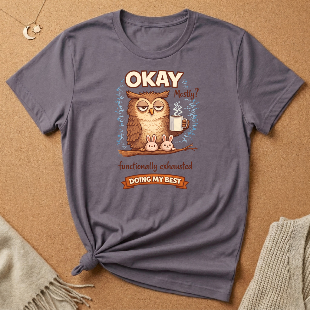 Okay Mostly Owl Tee