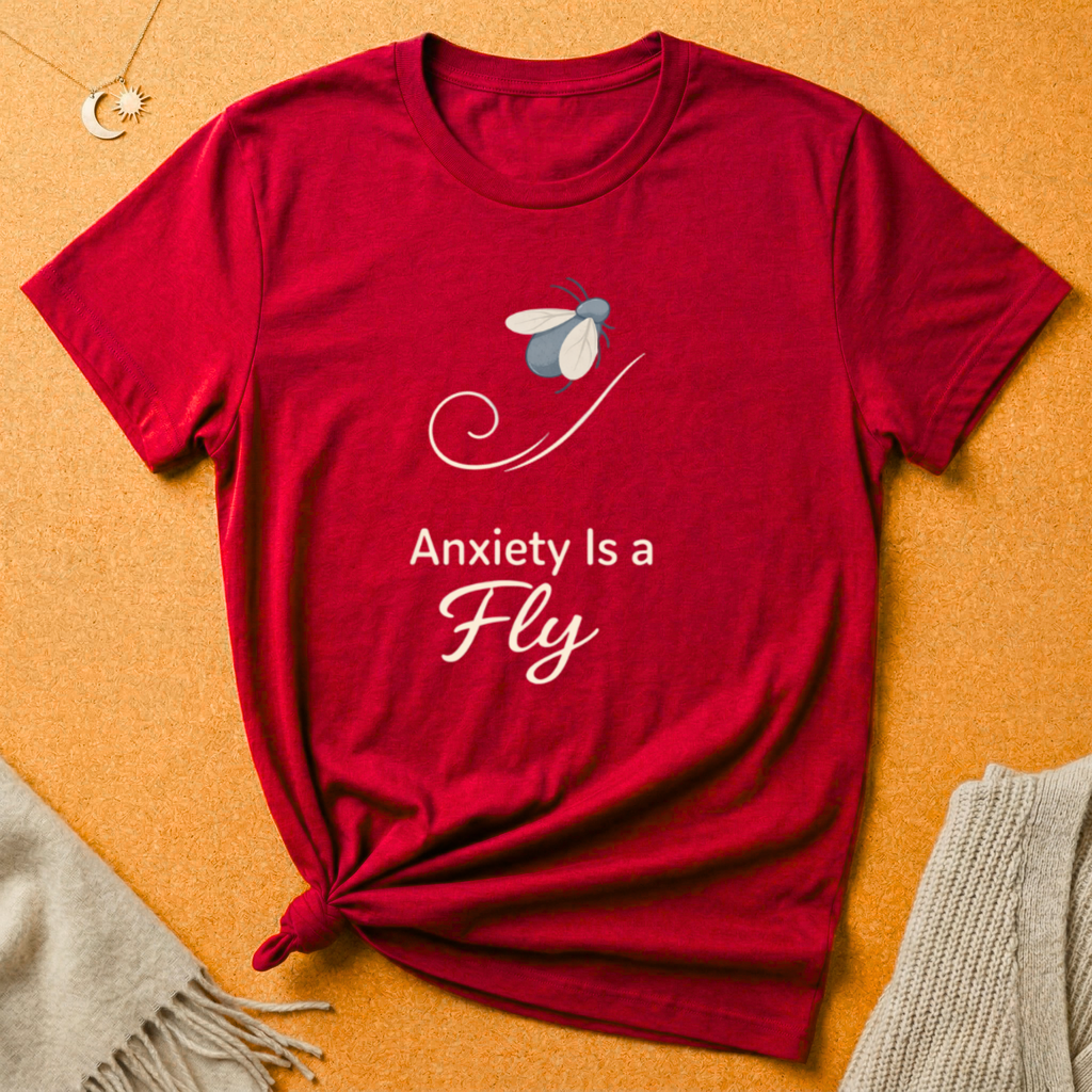 Anxiety Is A Fly Logo Tee