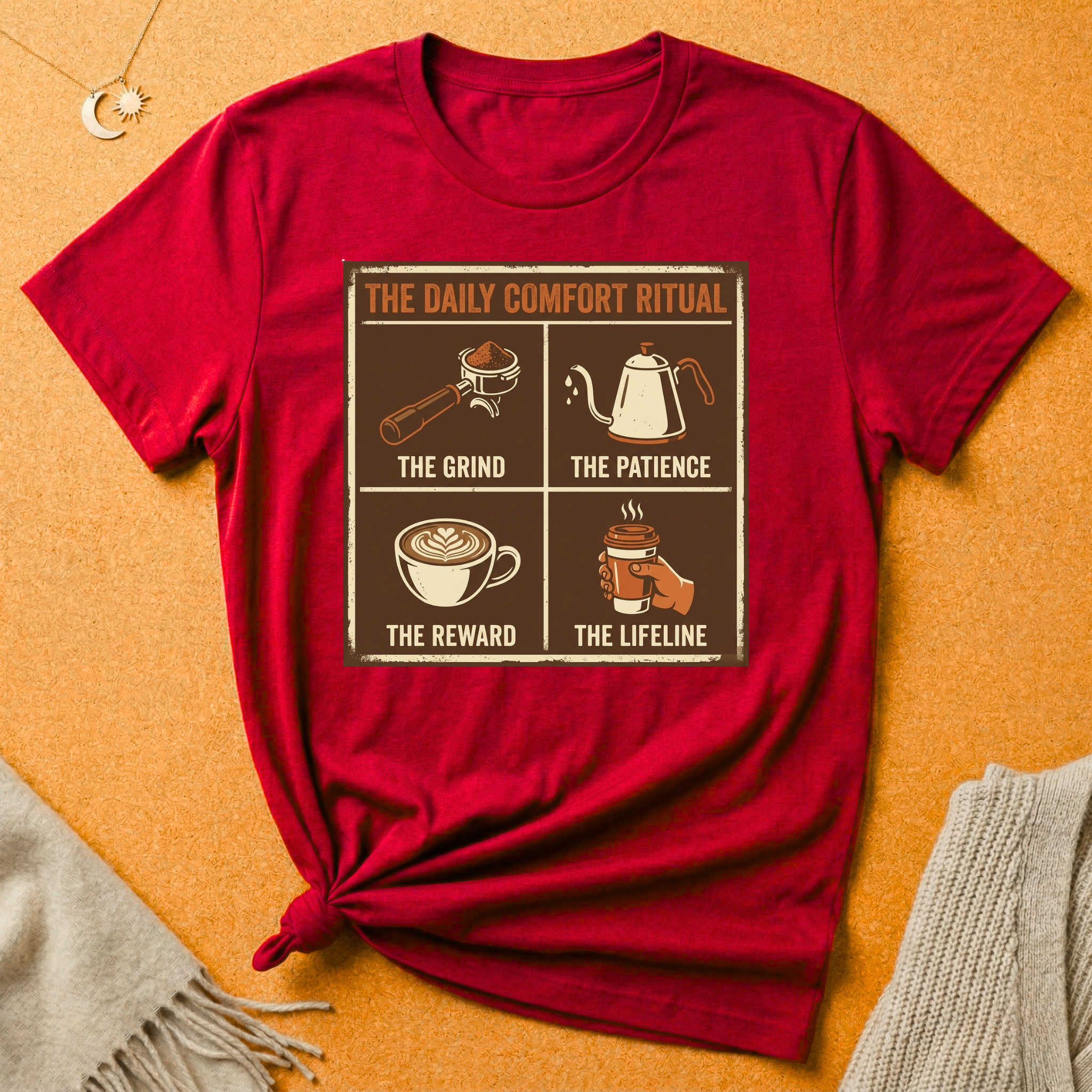 Daily Coffee Comfort Ritual Tee