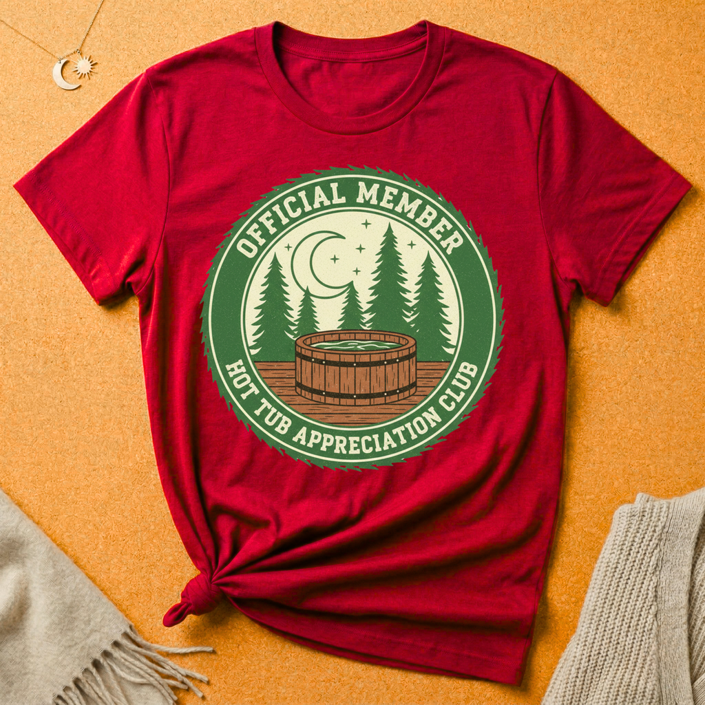 Official Member Hot Tub Appreciation Club Tee
