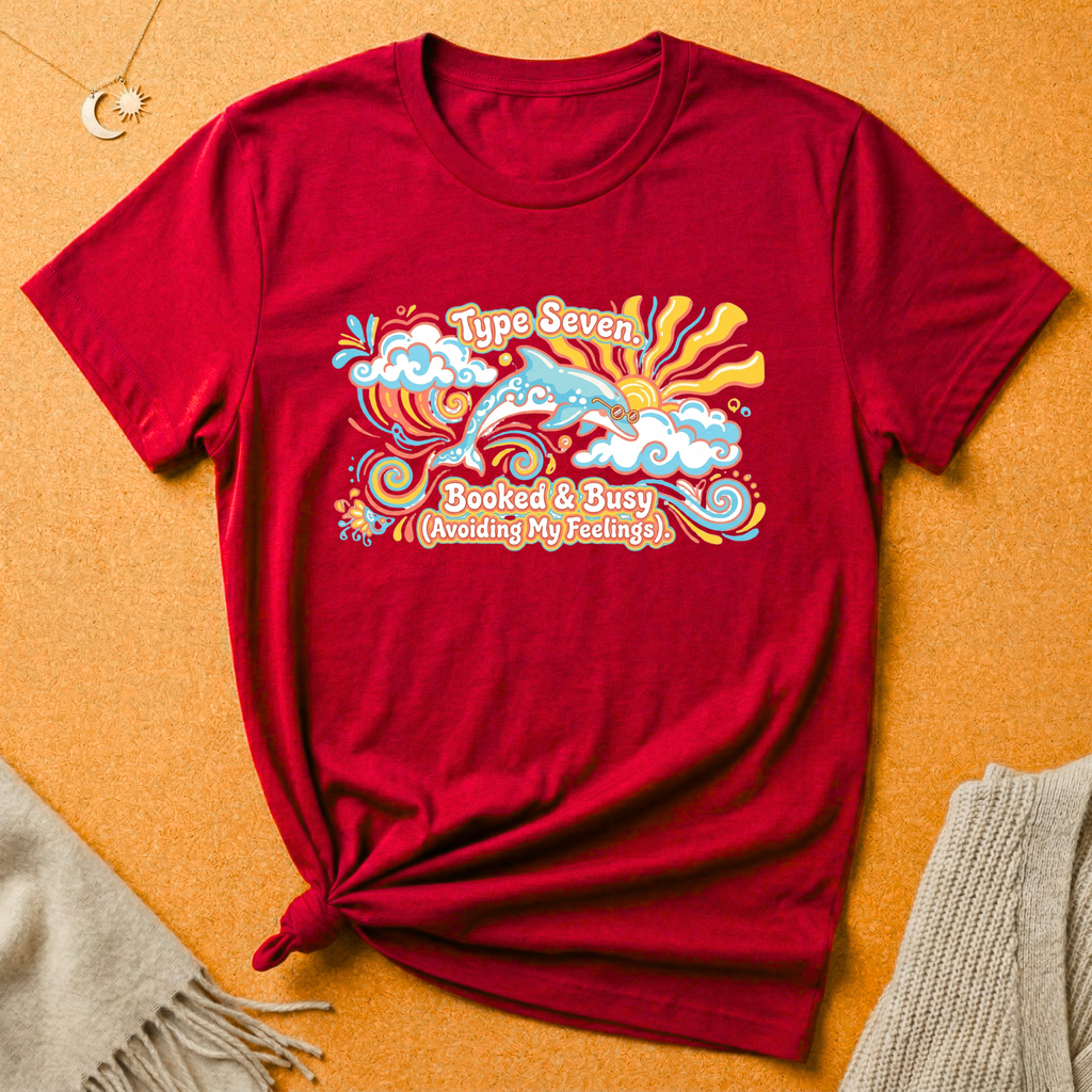 Type Seven. Booked and Busy Tee