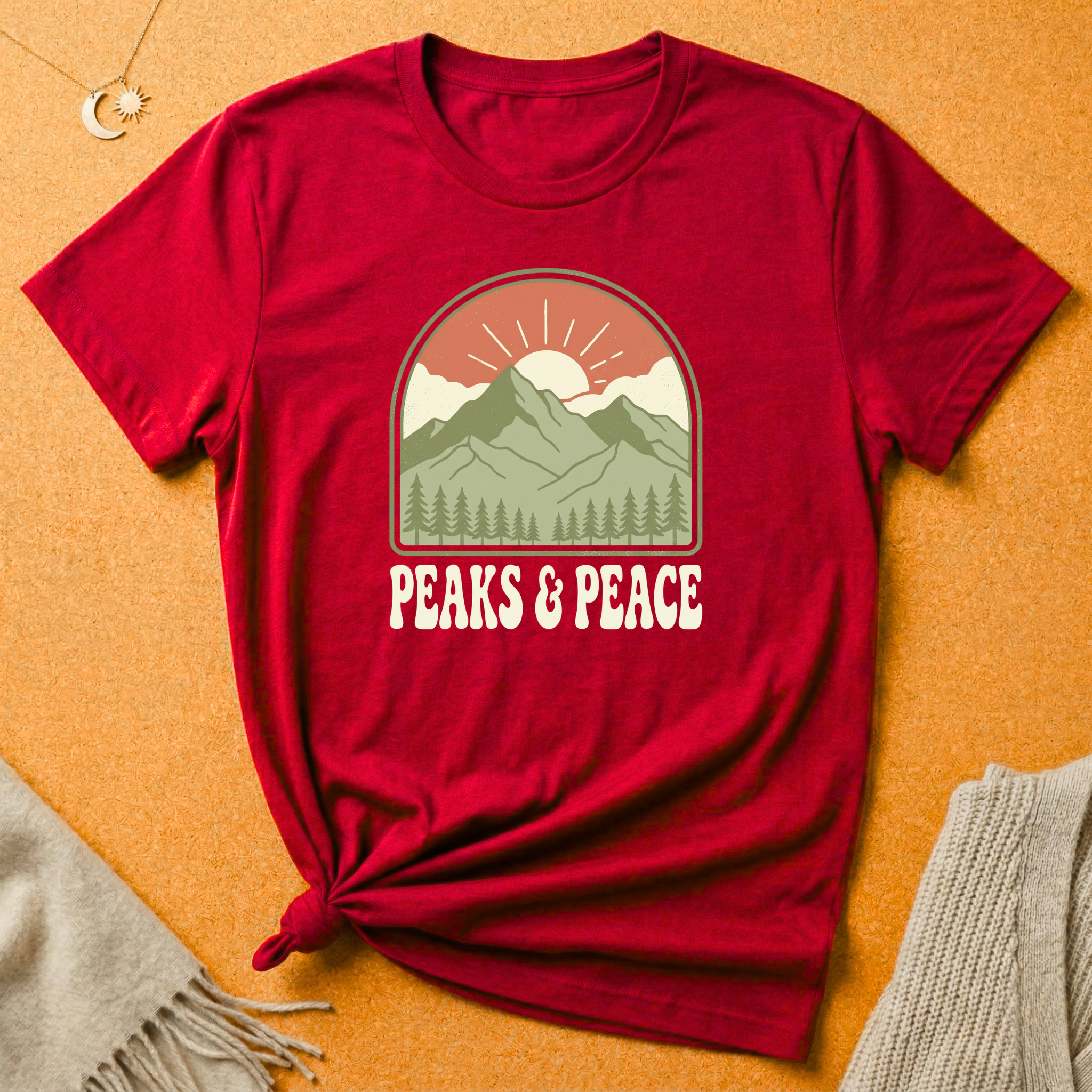 Peaks and Peace Tee