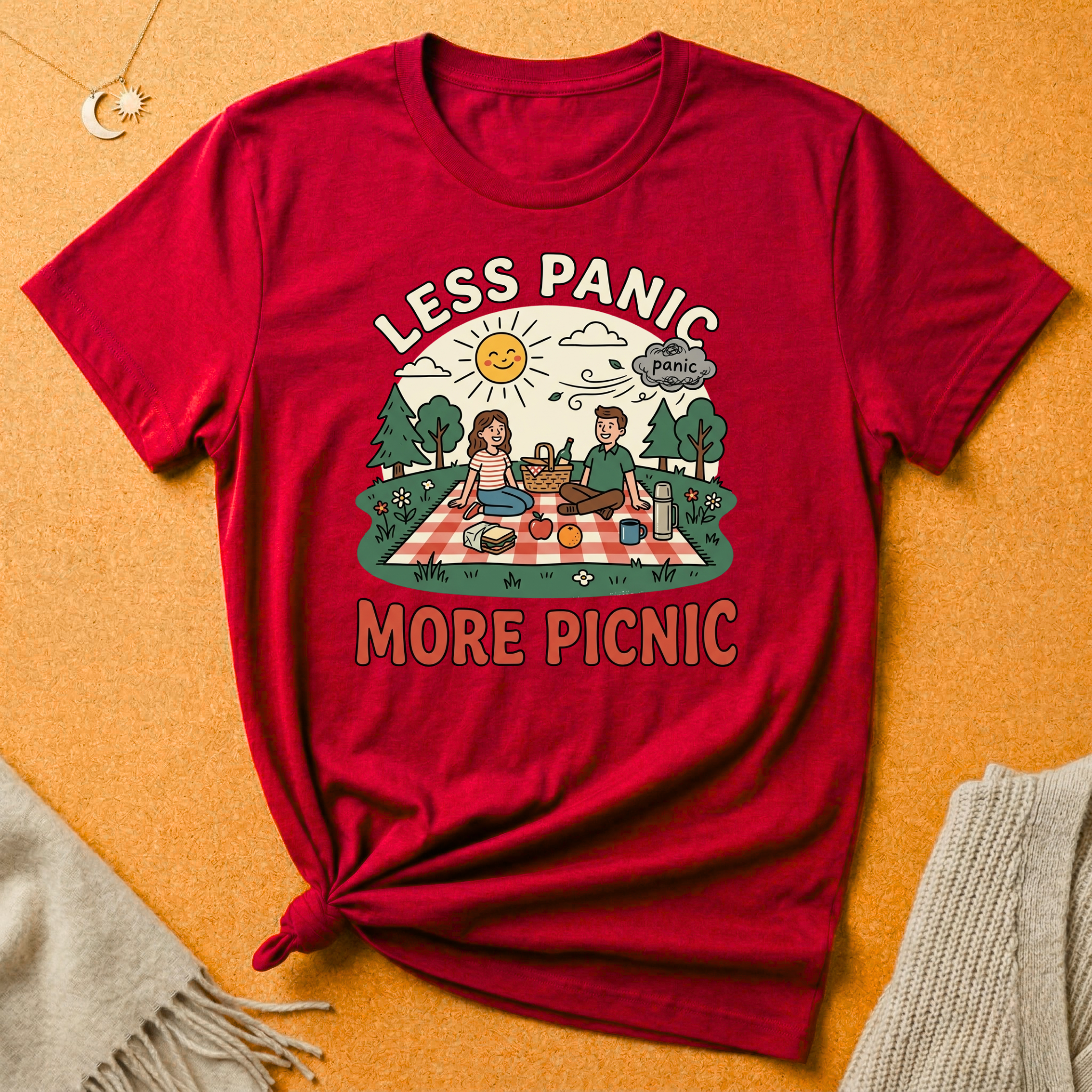 Less Panic, More Picnic Tee
