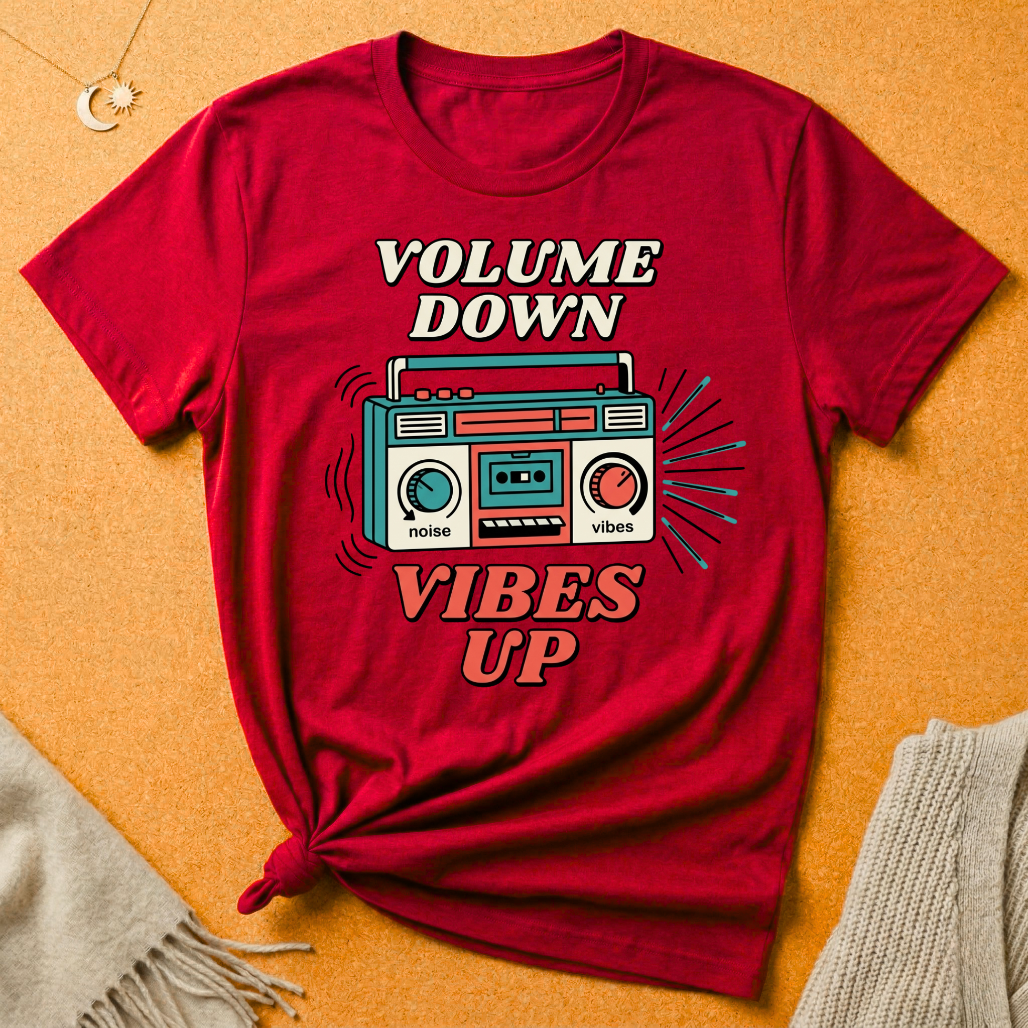 Volume Down, Vibes Up Tee