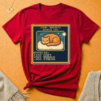 Anxiety Shield Cat Gamer Tee