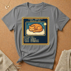 Anxiety Shield Cat Gamer Tee