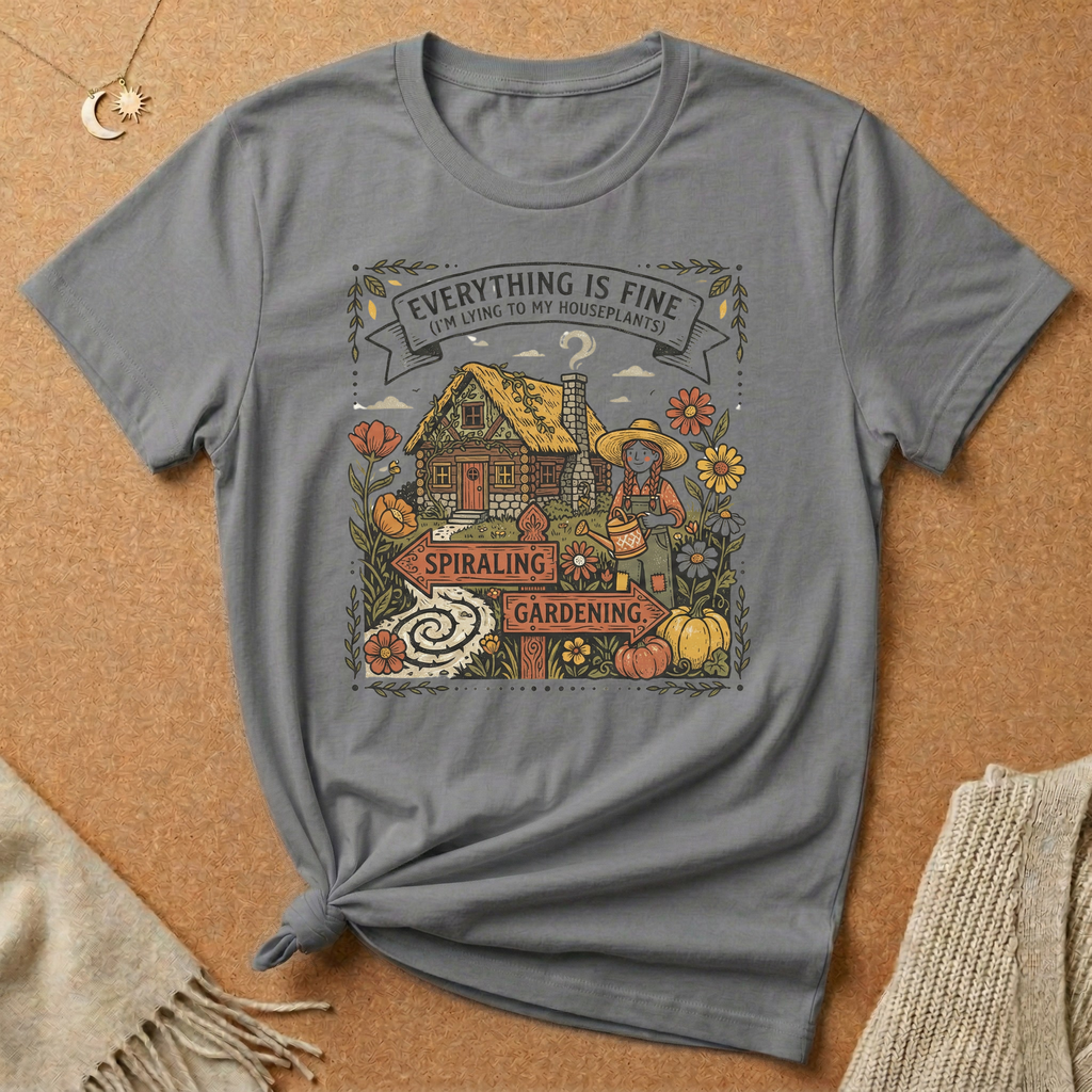 Everything is Fine (I'm lying to my Houseplants) Tee