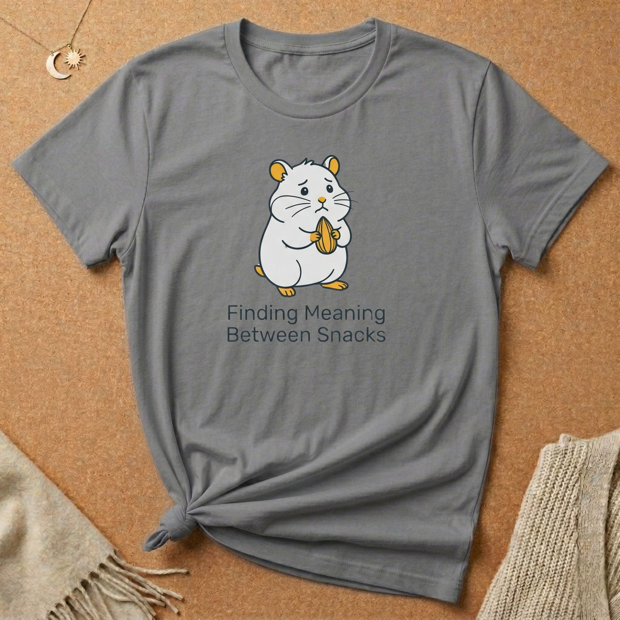 Chipmunk Finding Meaning Snacks Tee