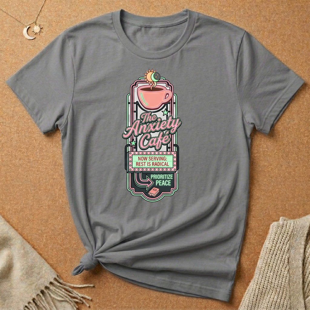 Rest Is Radical Anxiety Cafe Tee