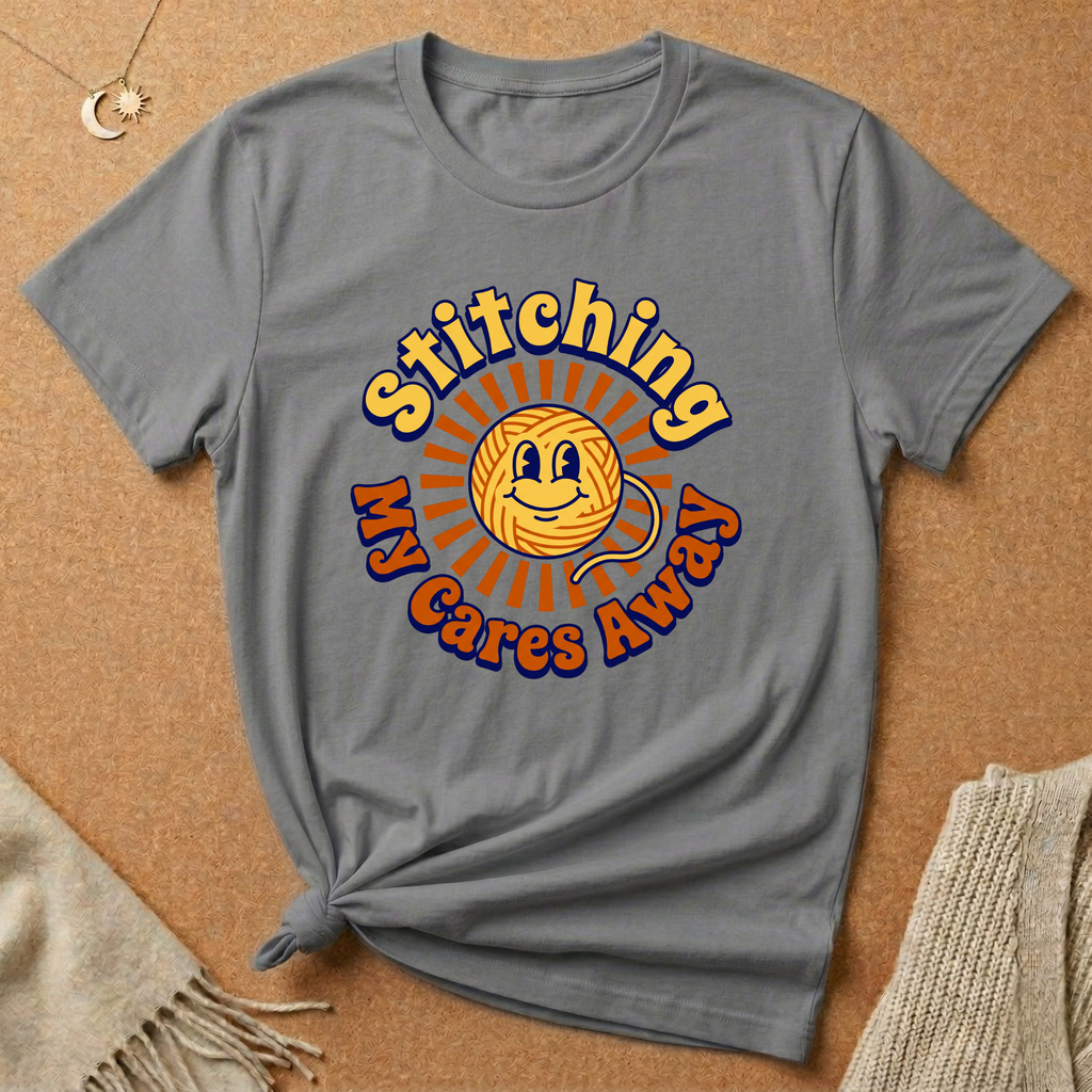 Stitching My Cares Away Tee