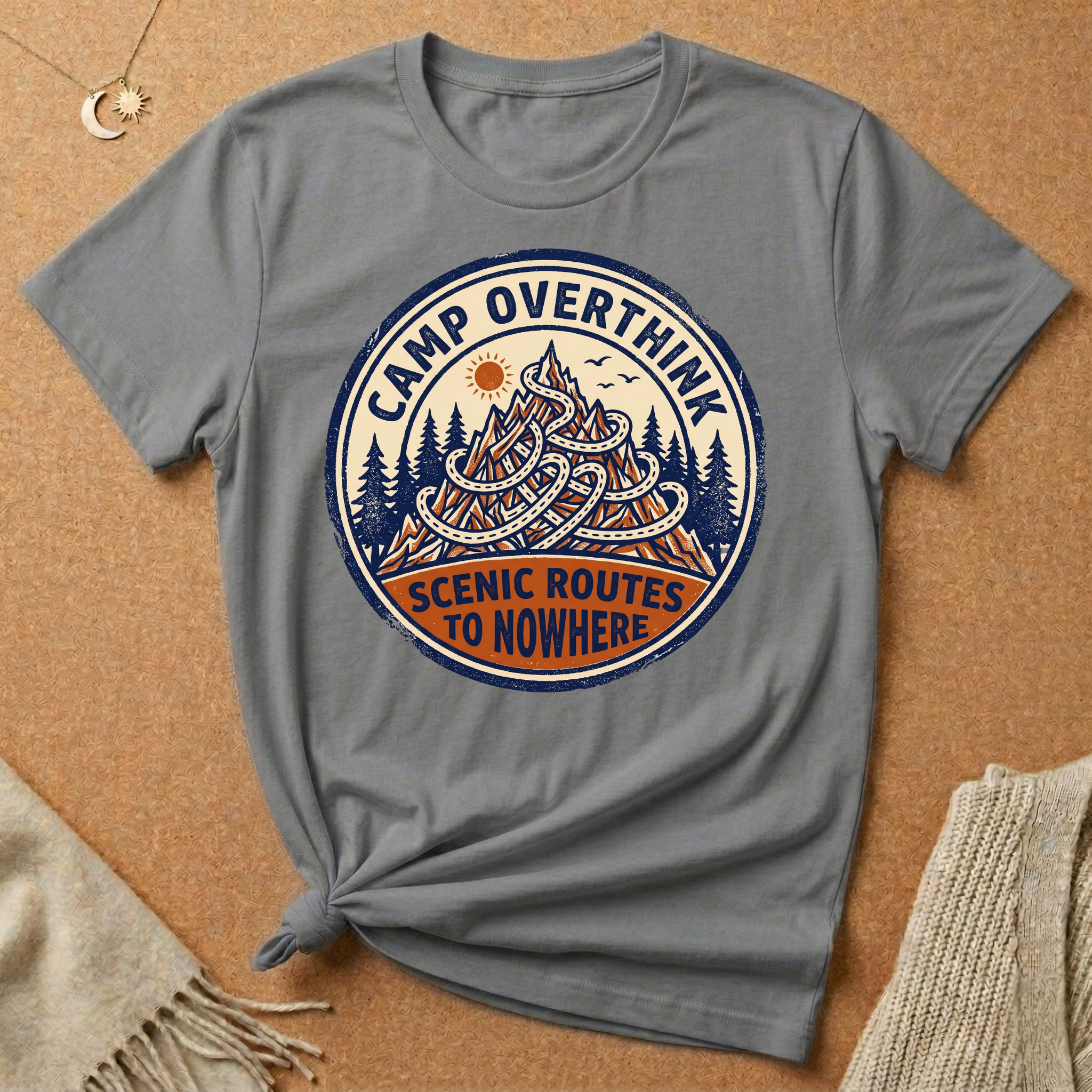 Camp Overthink Scenic Routes to Nowhere Tee