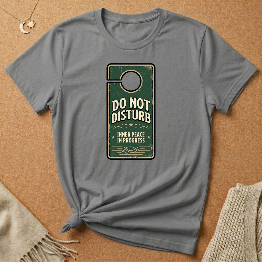 Do Not Disturb Inner Peace in Progress Tee