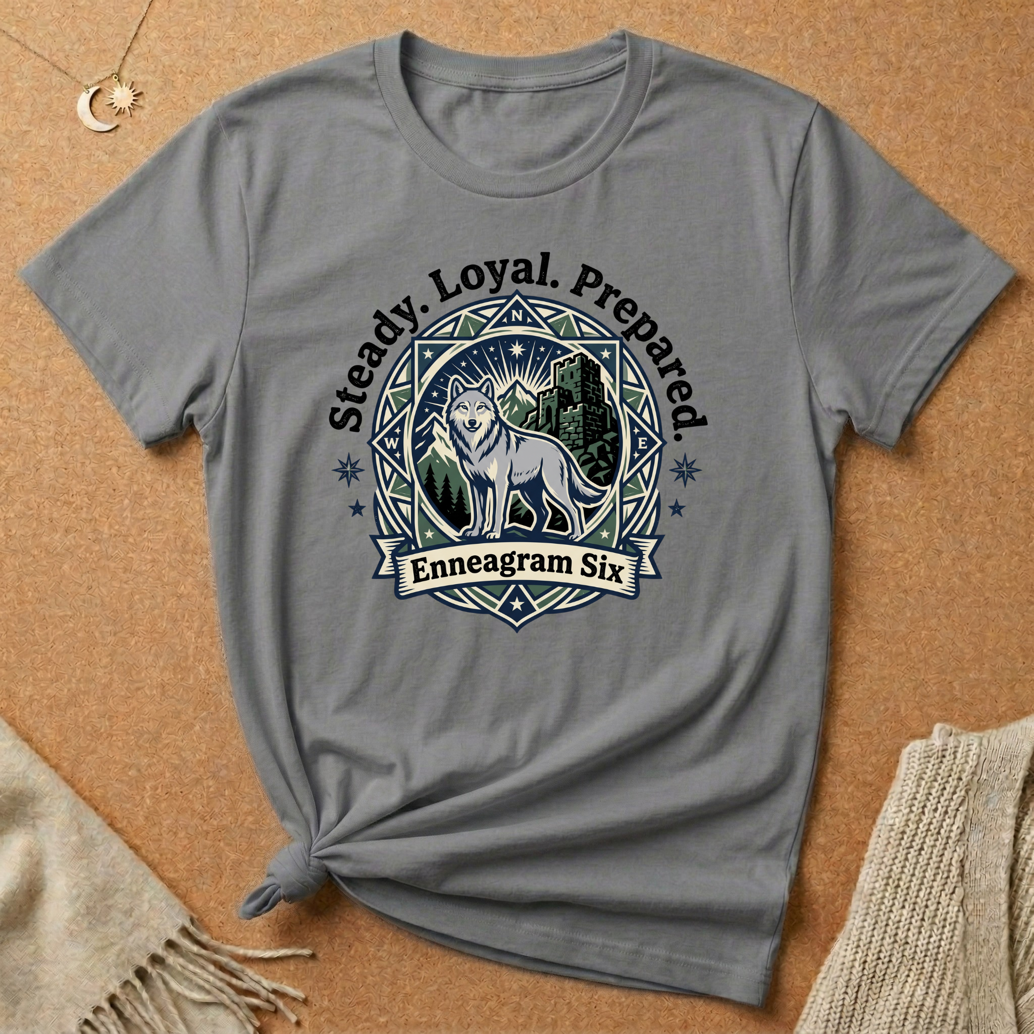 Enneagram Six Steady Tee