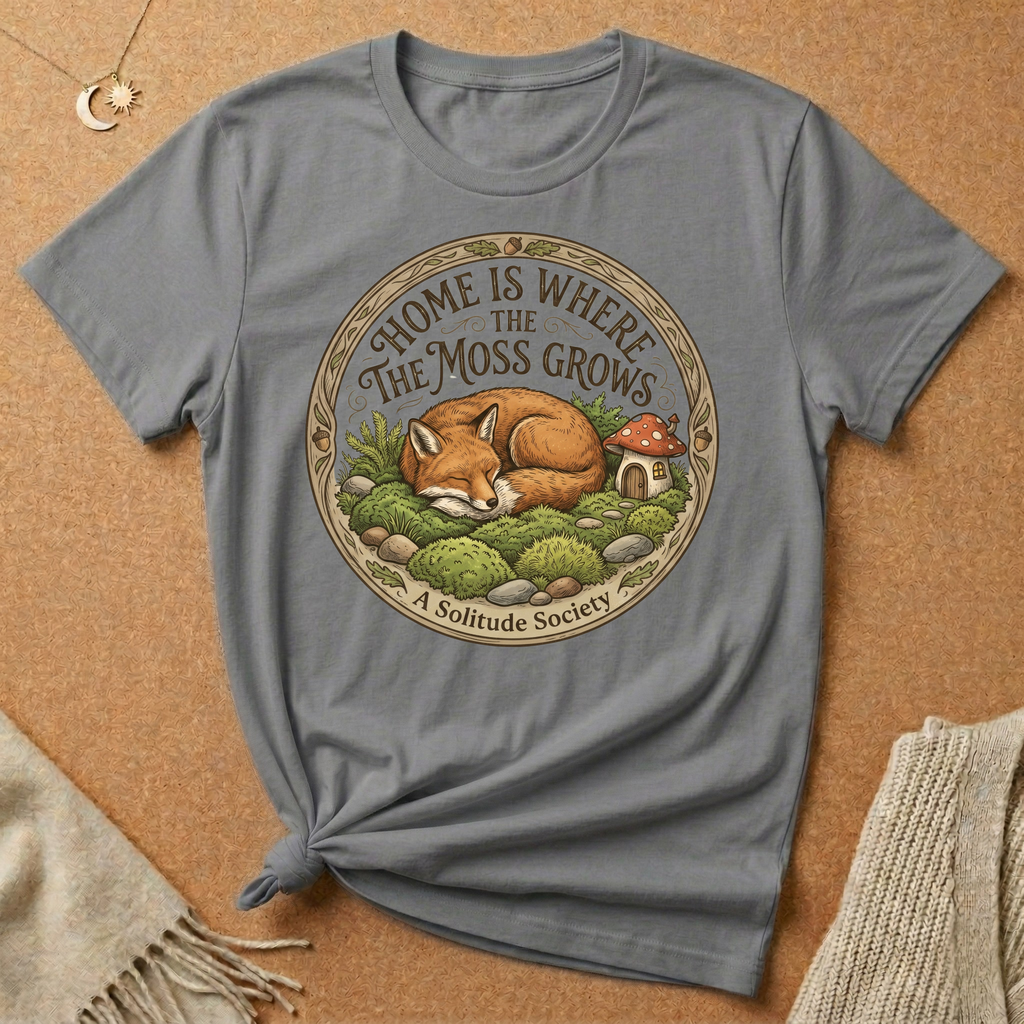 Home Is Where the Moss Grows Fox Tee